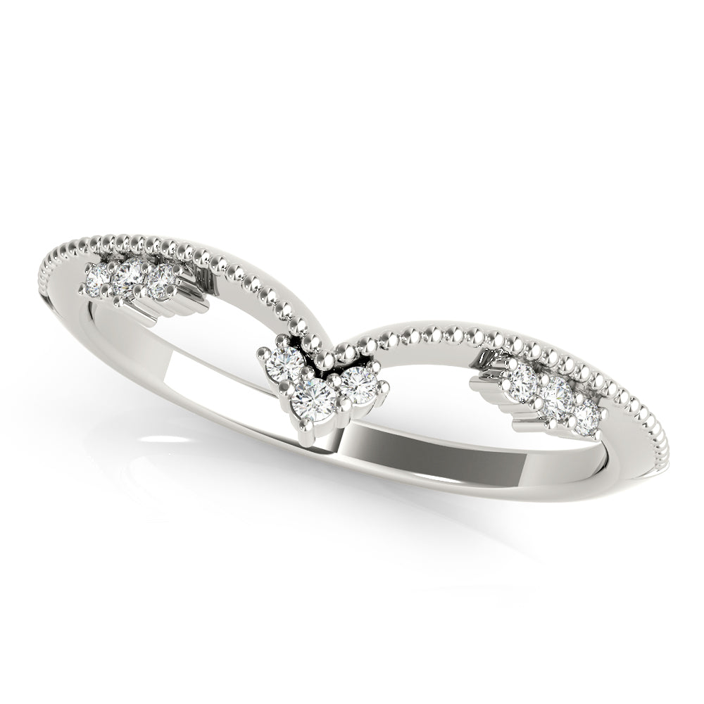 Chevron Diamond Band · 0.07 ct tw