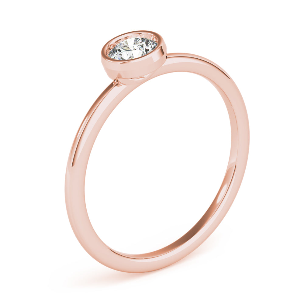 Round Stackable Diamond Solitaire Fashion Ring · 0.33 ct tw