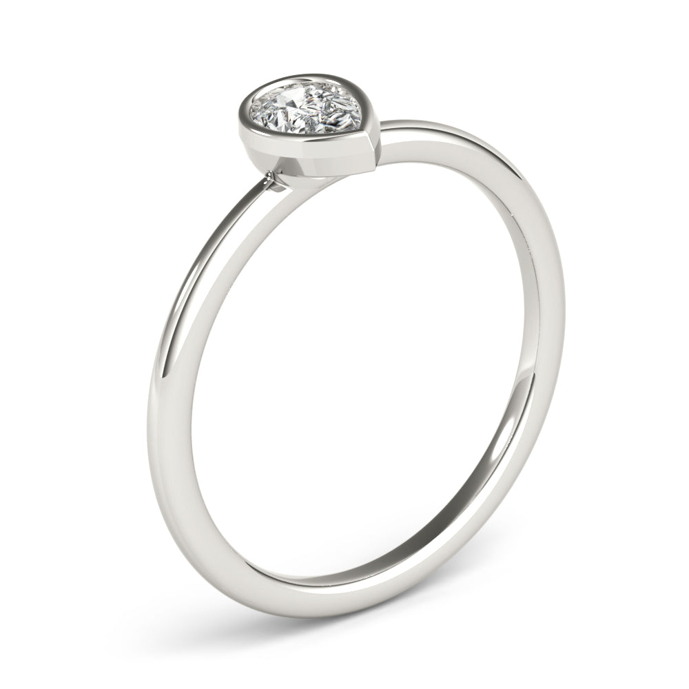 Pear Stackable Diamond Solitaire Fashion Ring · 0.25 ct tw
