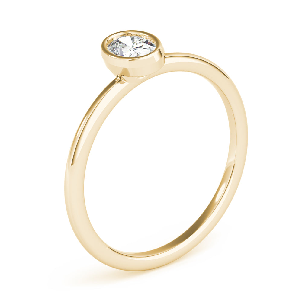 Oval Stackable Diamond Solitaire Fashion Ring · 0.25 ct tw