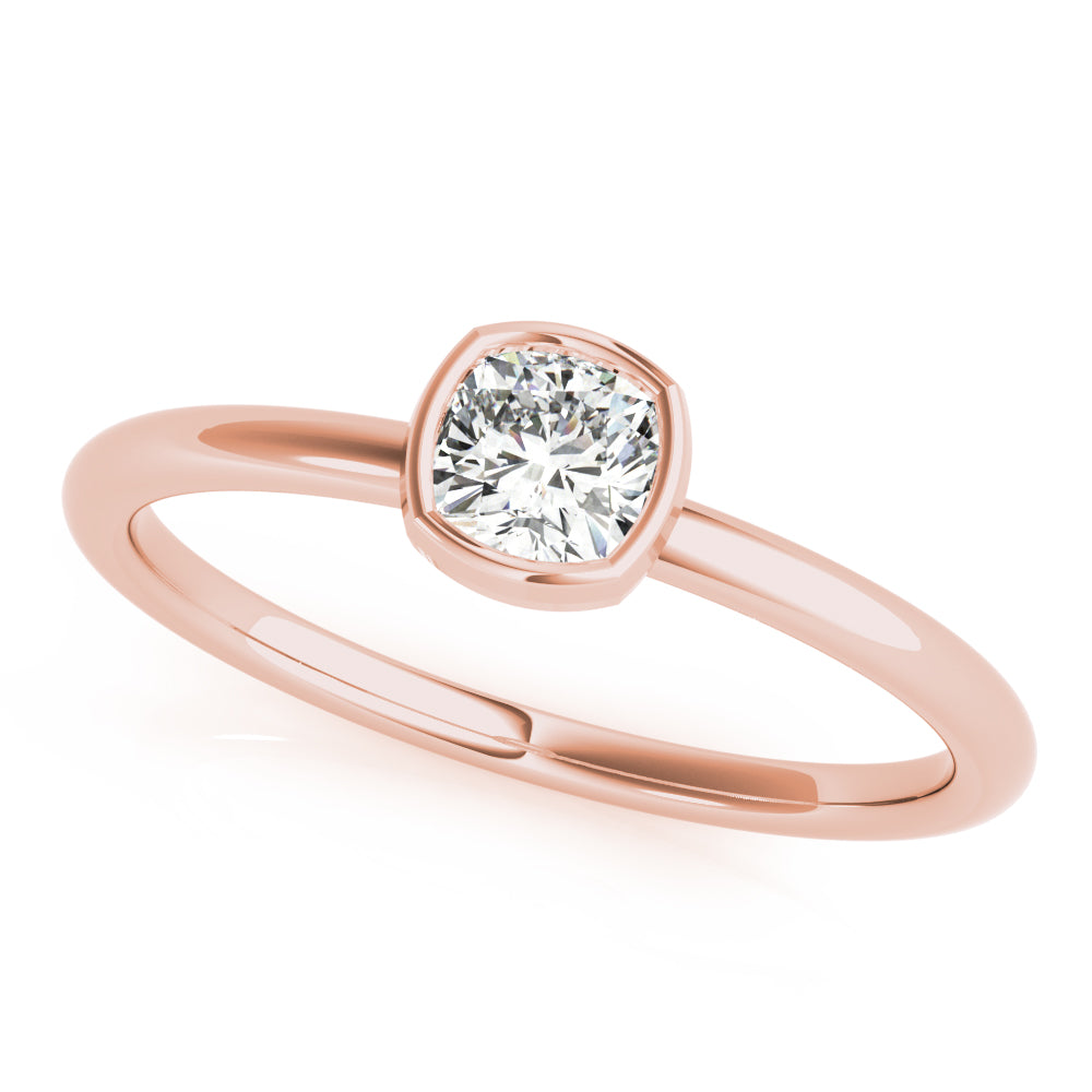 Cushion Stackable Diamond Solitaire Fashion Ring · 0.40 ct tw