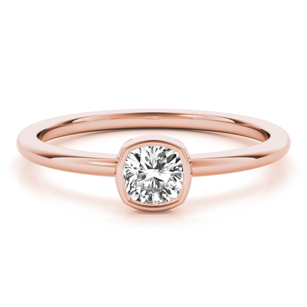 Cushion Stackable Diamond Solitaire Fashion Ring · 0.40 ct tw