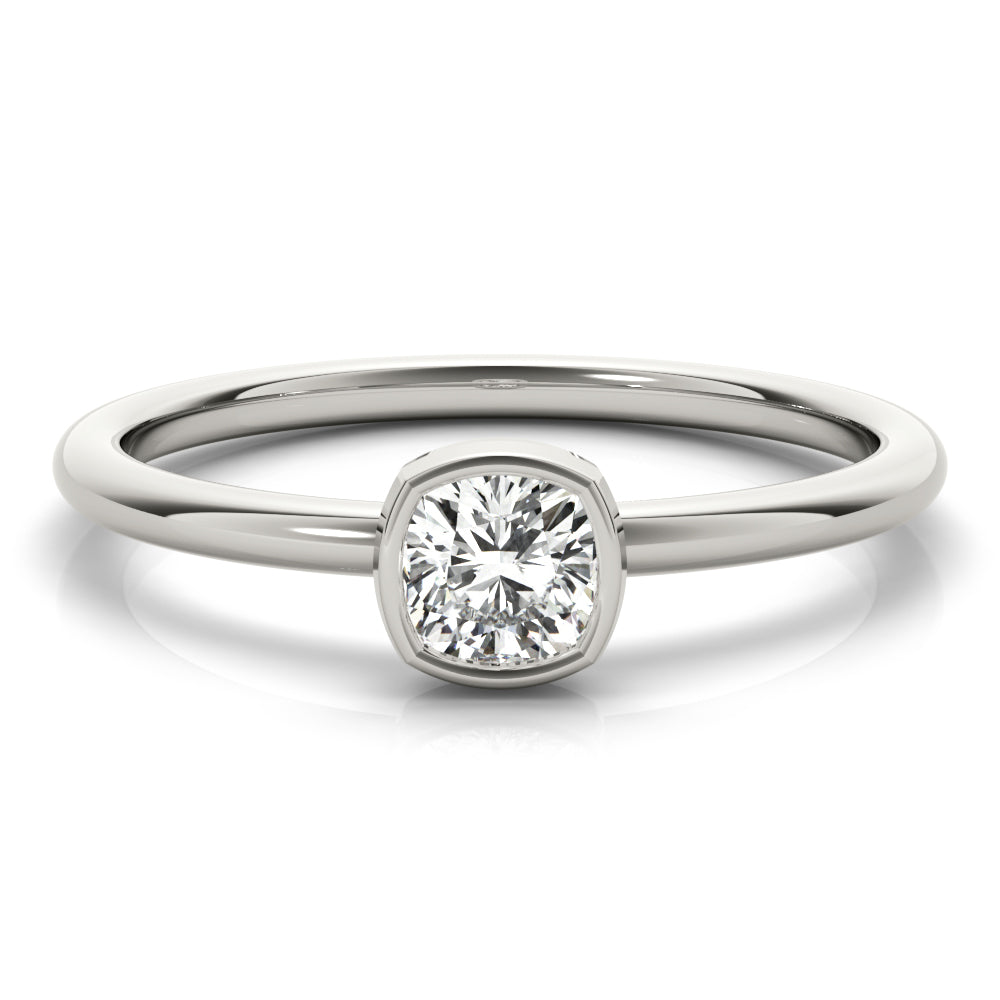 Cushion Stackable Diamond Solitaire Fashion Ring · 0.40 ct tw