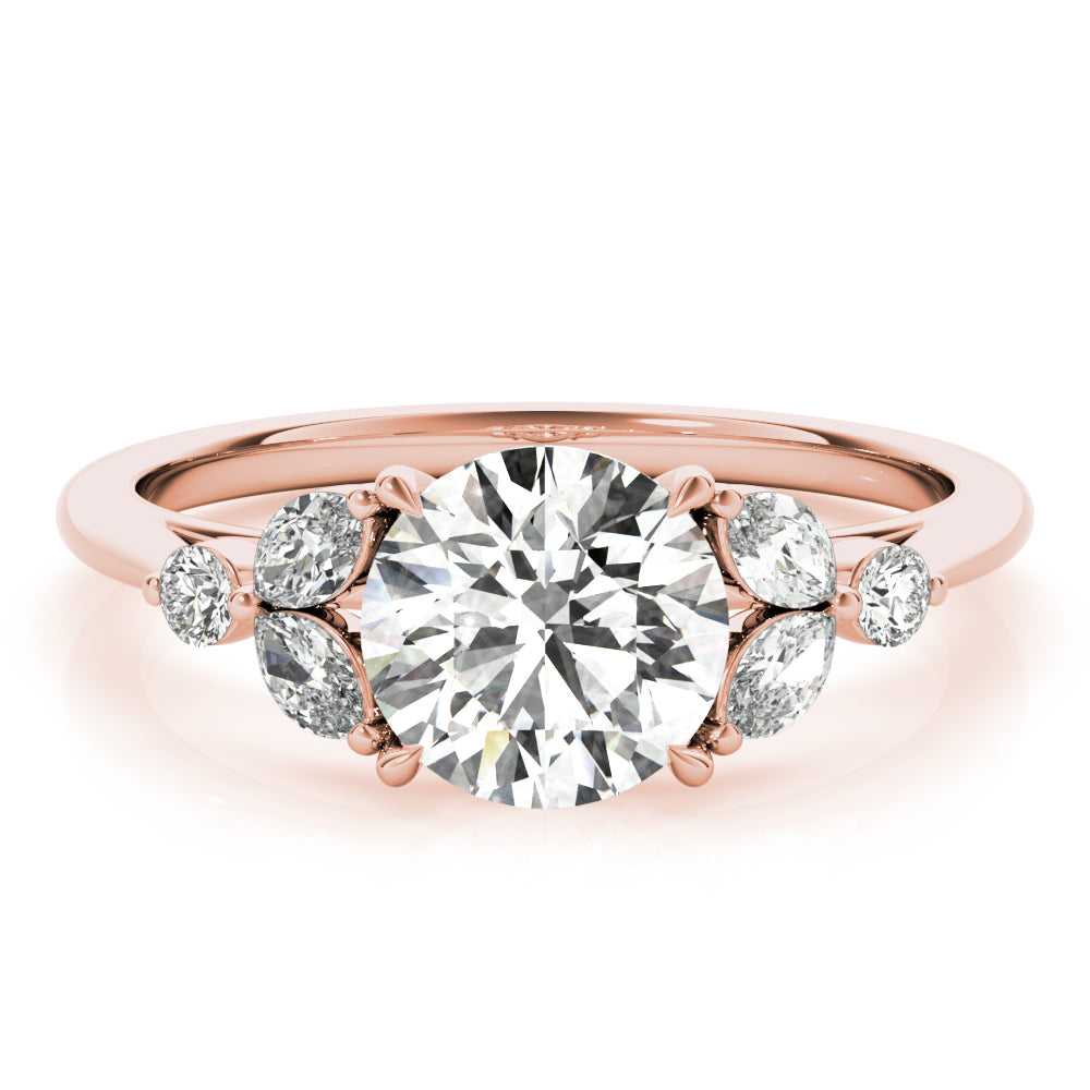 Round Diamond Engagement Ring · 0.79 ct tw