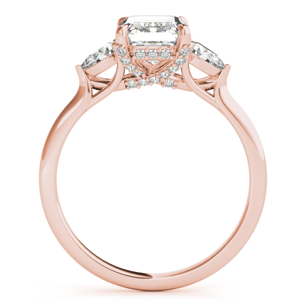 Emerald Cut Center Diamond Engagement Ring · 1.49 ct tw