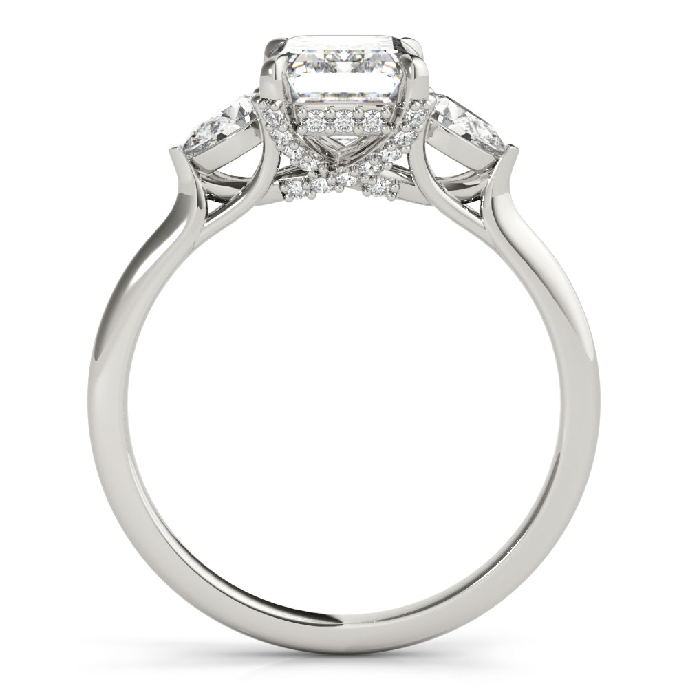 Emerald Cut Center Diamond Engagement Ring · 1.49 ct tw