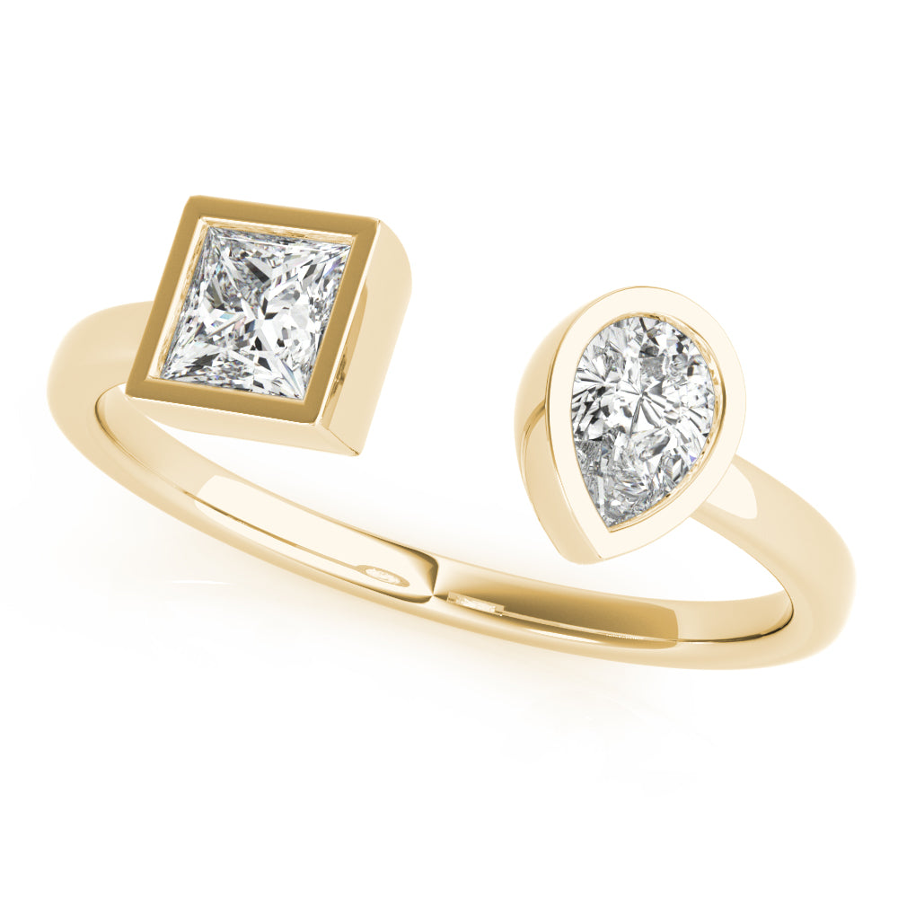 Pear Princess Diamond Fashion Ring · 0.55 ct tw