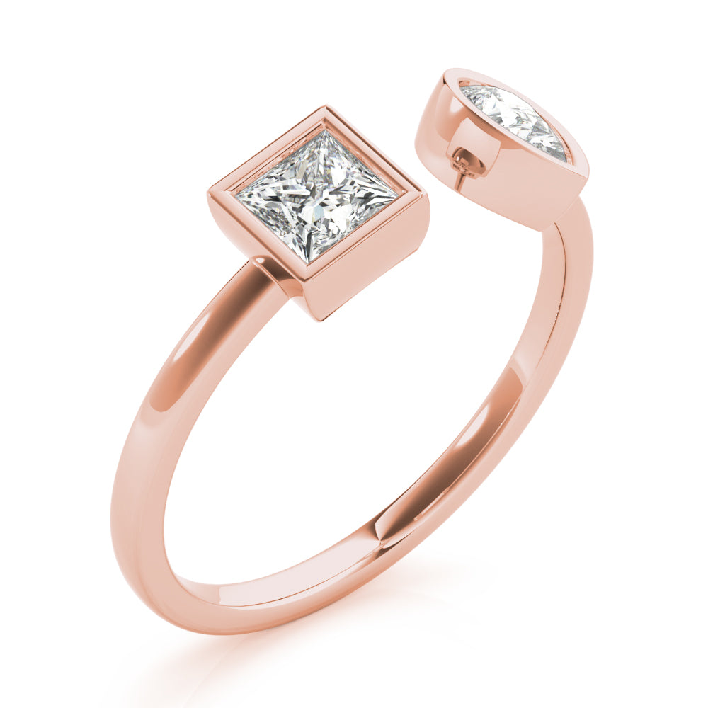 Pear Princess Diamond Fashion Ring · 0.55 ct tw