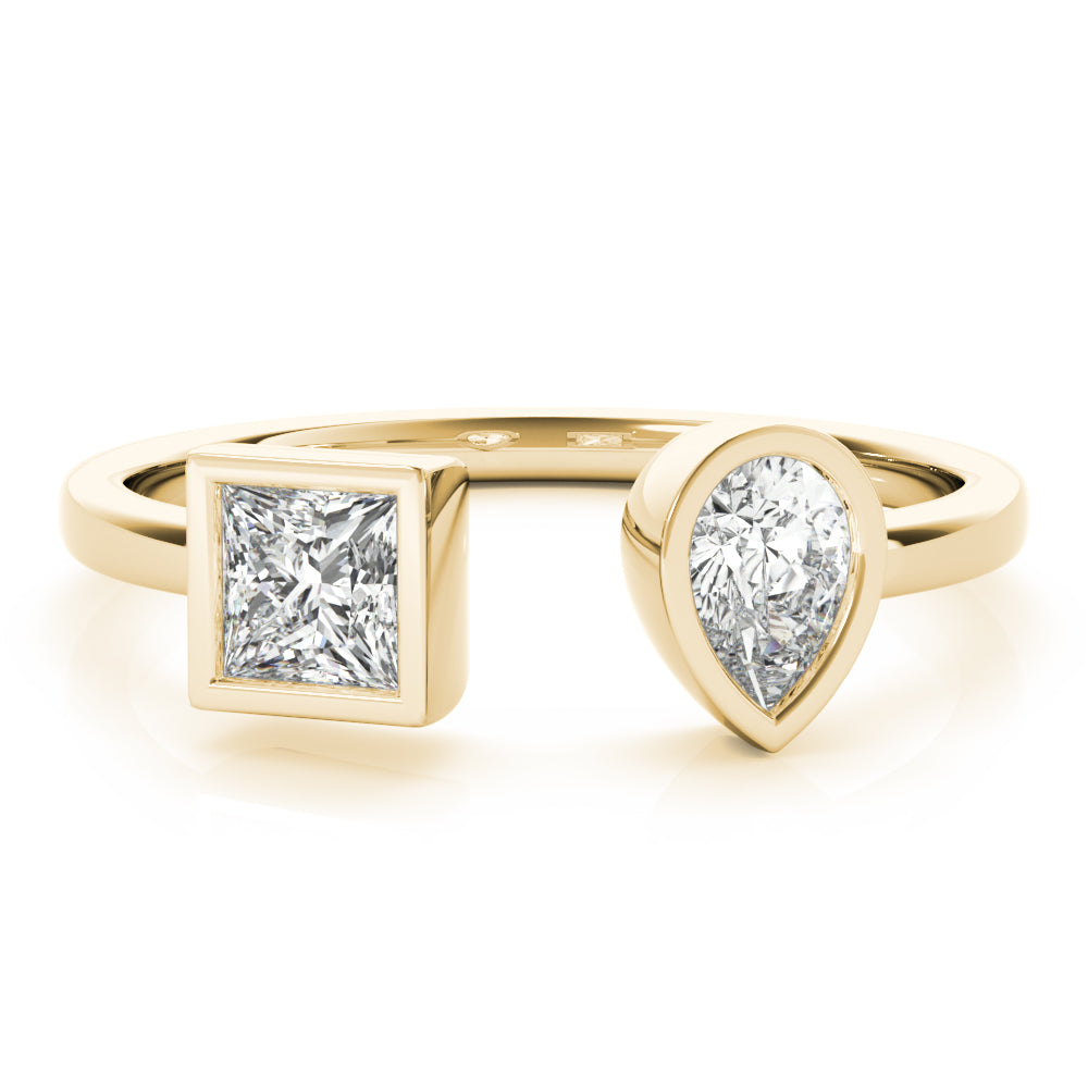 Pear Princess Diamond Fashion Ring · 0.55 ct tw
