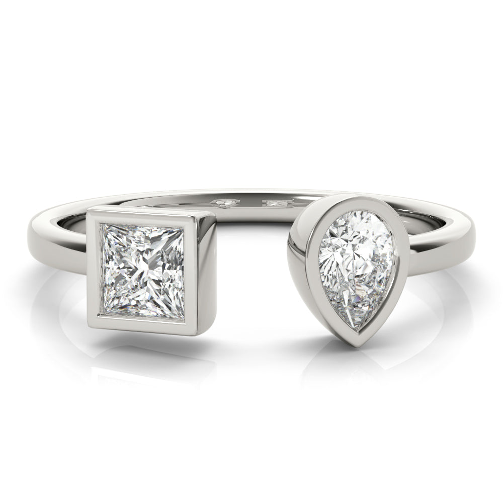 Pear Princess Diamond Fashion Ring · 0.55 ct tw