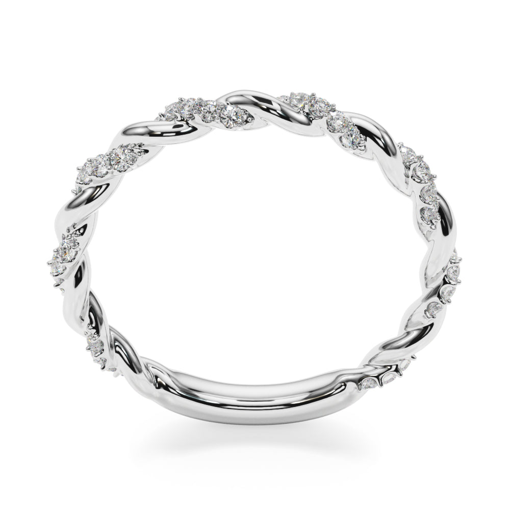 Twisted Diamond Fashion Ring · 0.20 ct tw