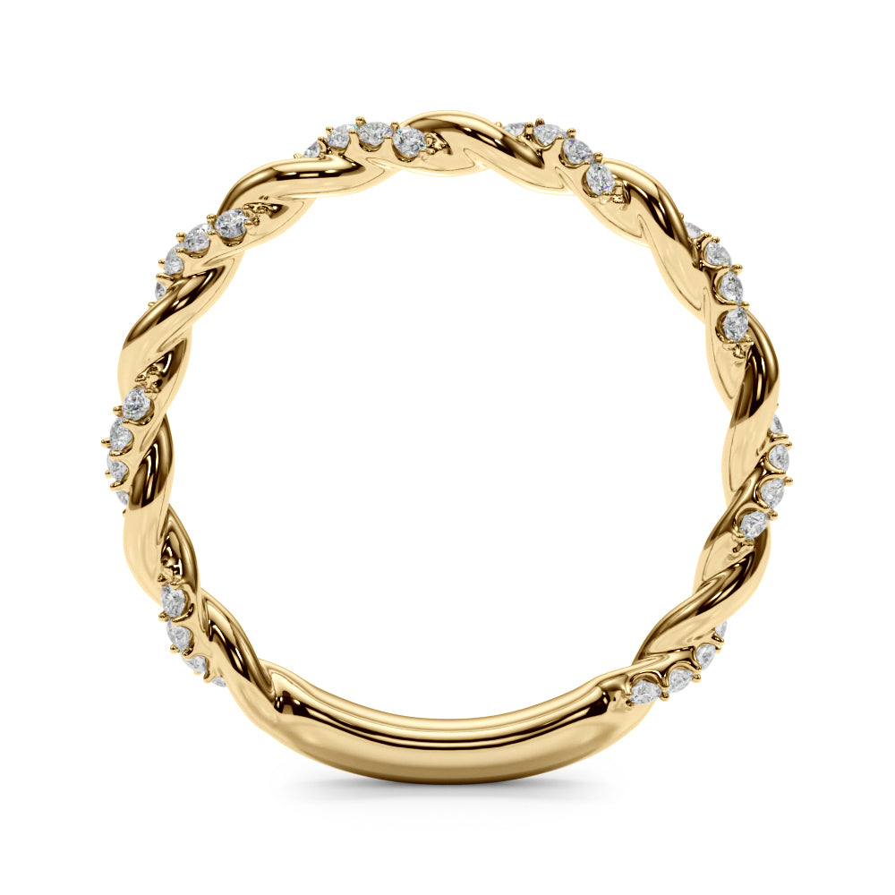 Twisted Diamond Fashion Ring · 0.20 ct tw
