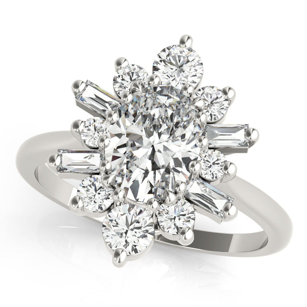 Oval Diamond Engagement Ring · 1.42 ct tw