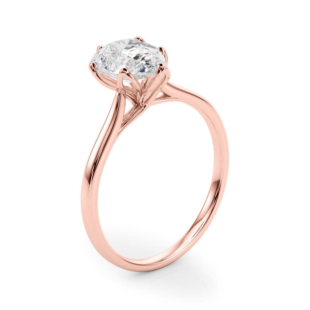 Pear Shape Solitaire Engagement Ring