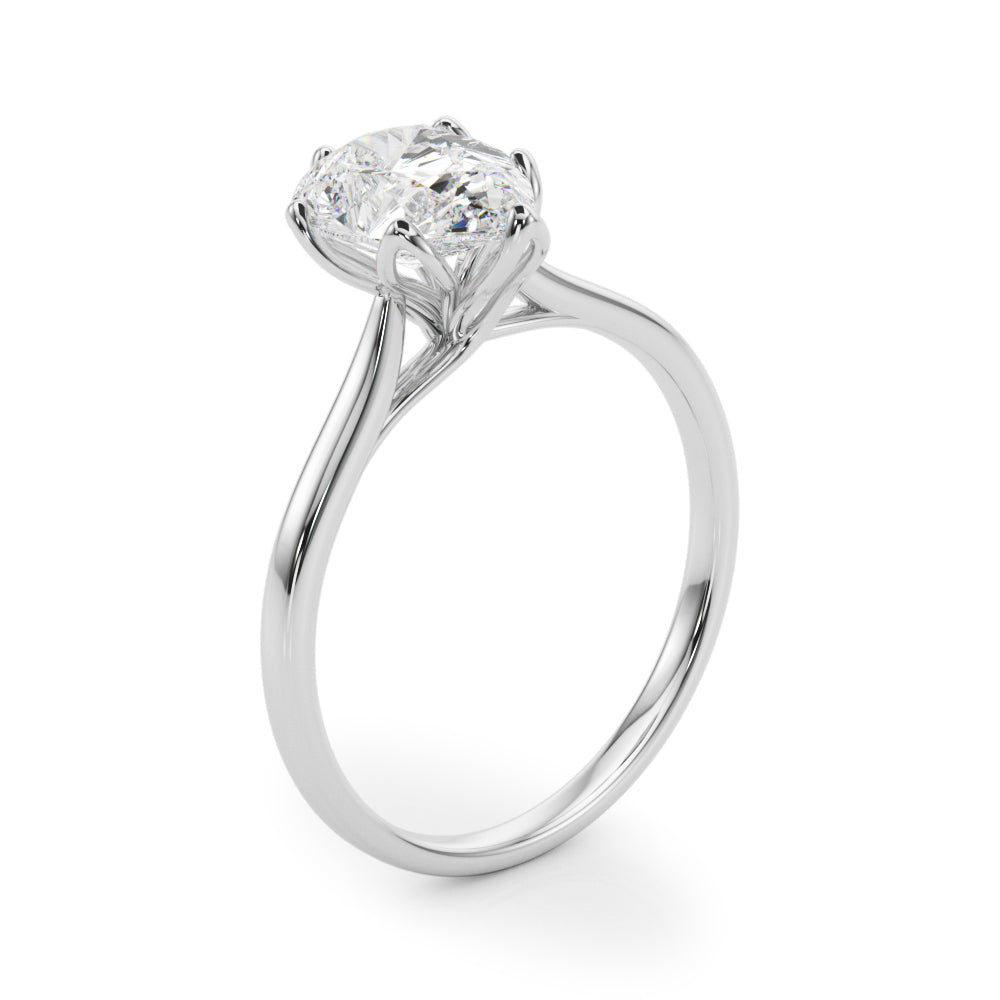 Pear Shape Solitaire Engagement Ring