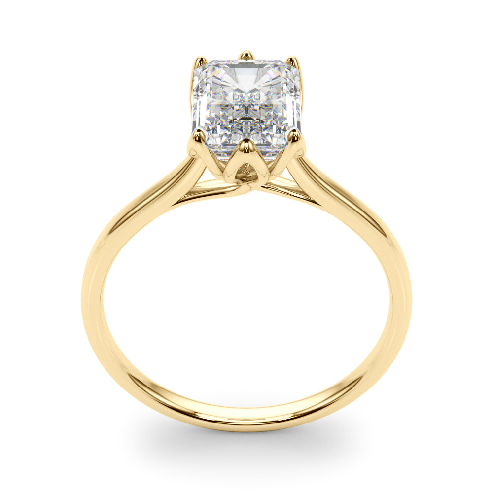 Emerald Cut Solitaire Engagement Ring