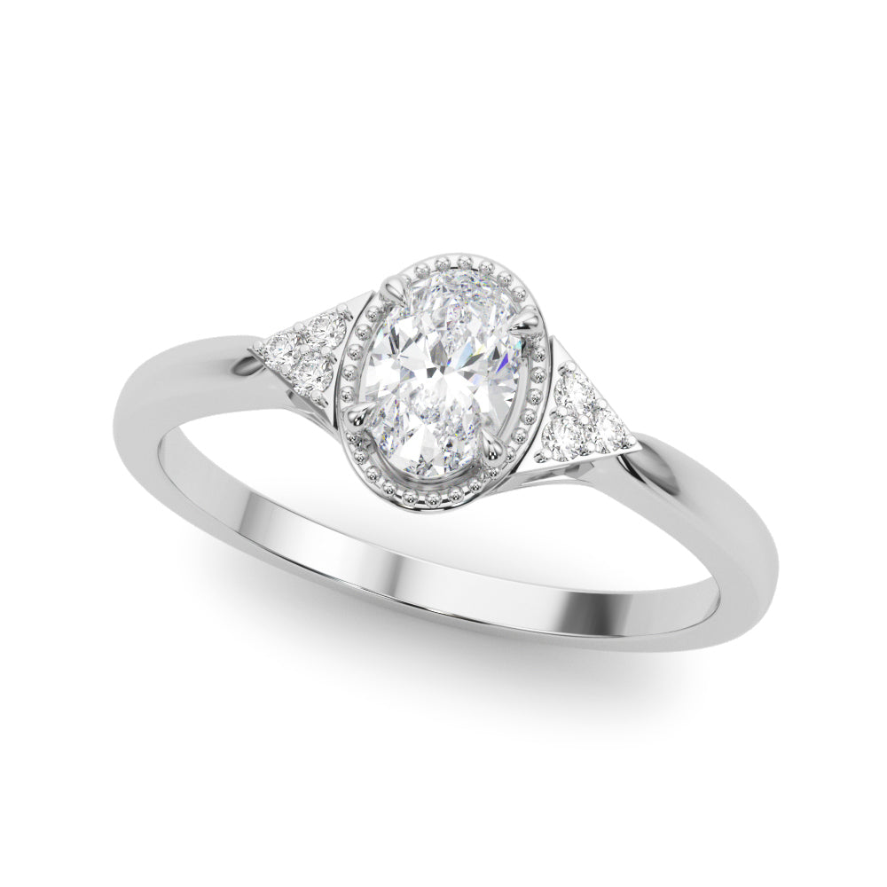 Oval Diamond Fashion Ring · 0.42 ct tw