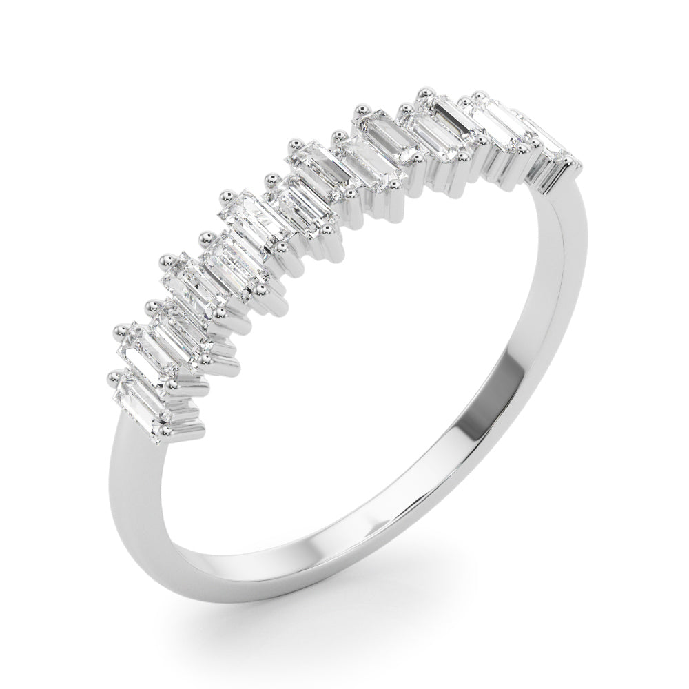 Baguette Straight Diamond Band · 0.48 ct tw