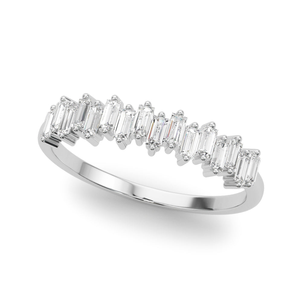 Baguette Straight Diamond Band · 0.48 ct tw