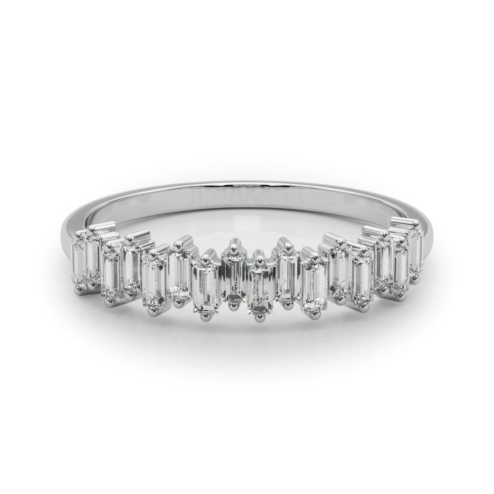 Baguette Straight Diamond Band · 0.48 ct tw