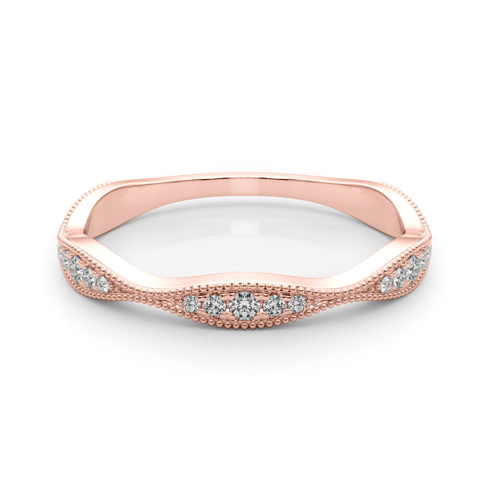Diamond Milgrain Band · 0.15 ct tw