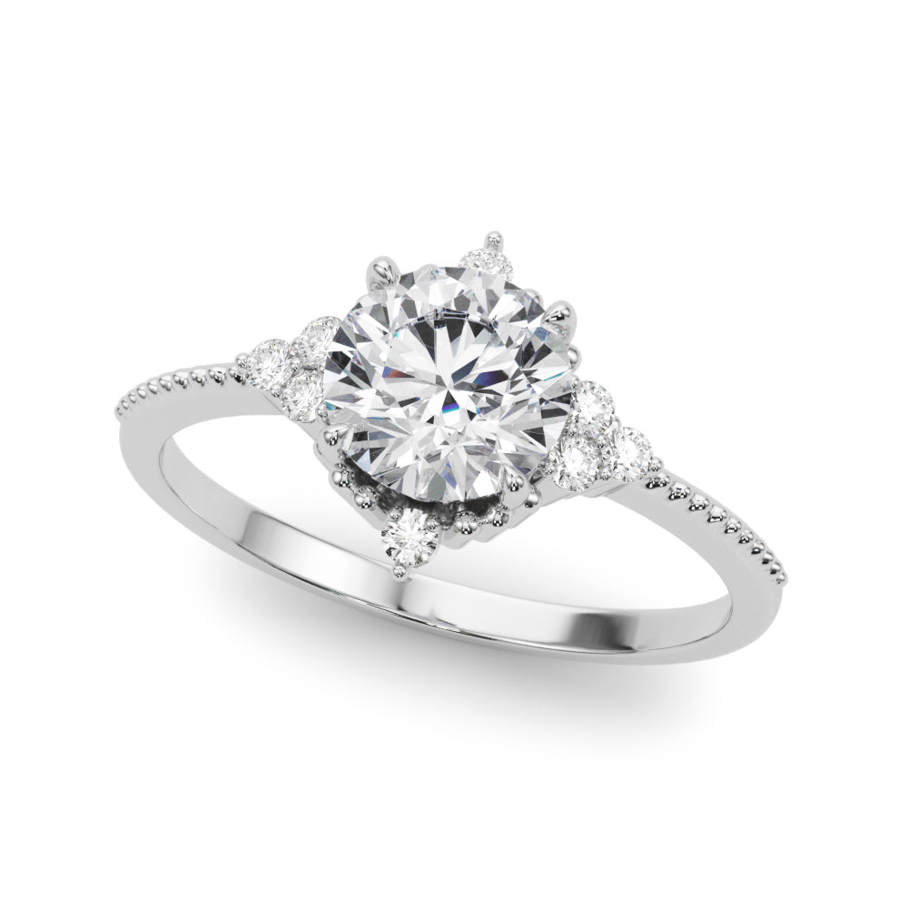 Round Diamond Engagement Ring · 1.12 ct tw