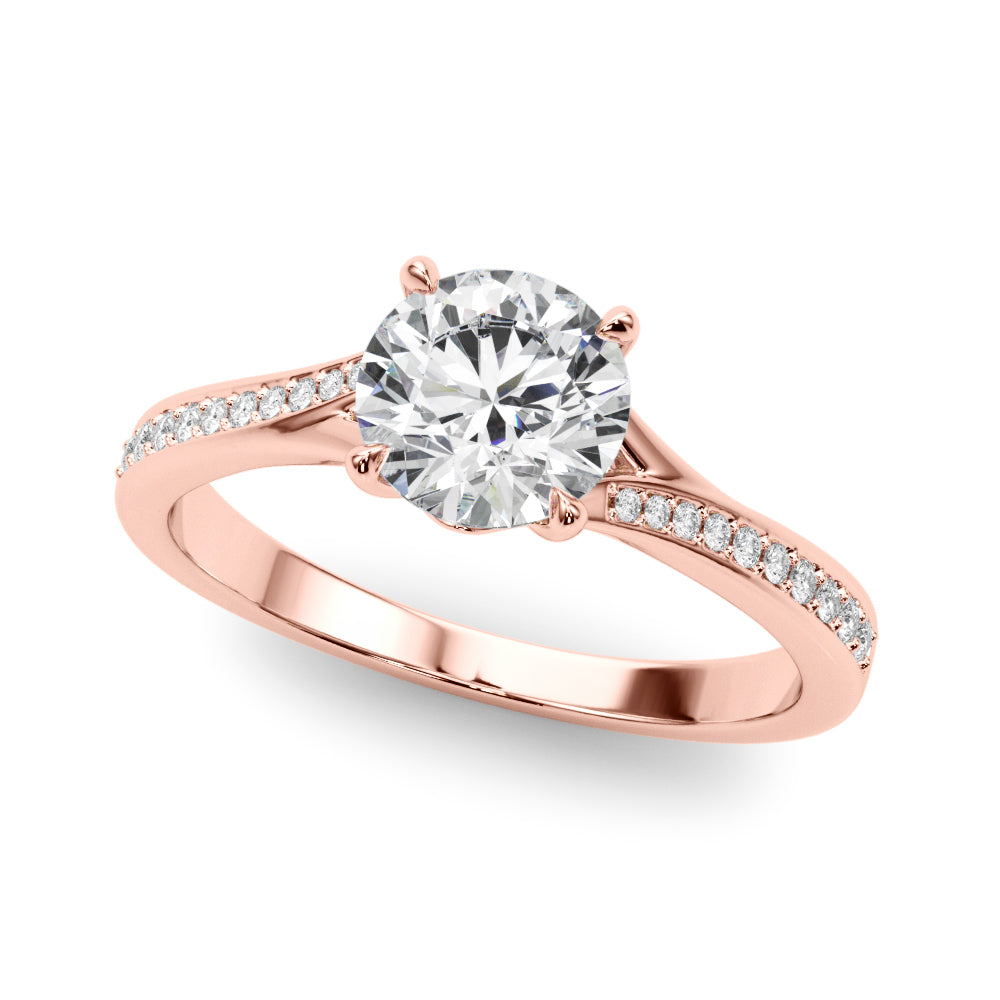 Round Diamond Engagement Ring · 0.43 ct tw