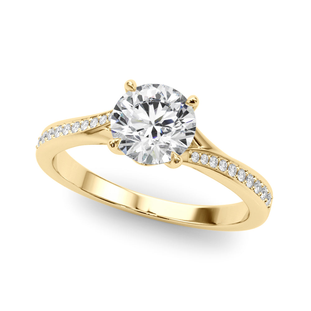 Round Diamond Engagement Ring · 0.43 ct tw