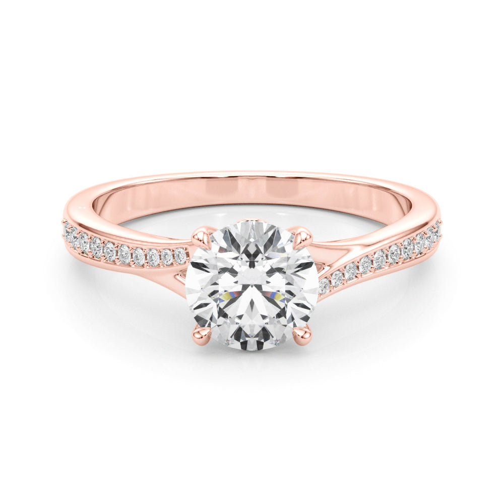 Round Diamond Engagement Ring · 0.43 ct tw
