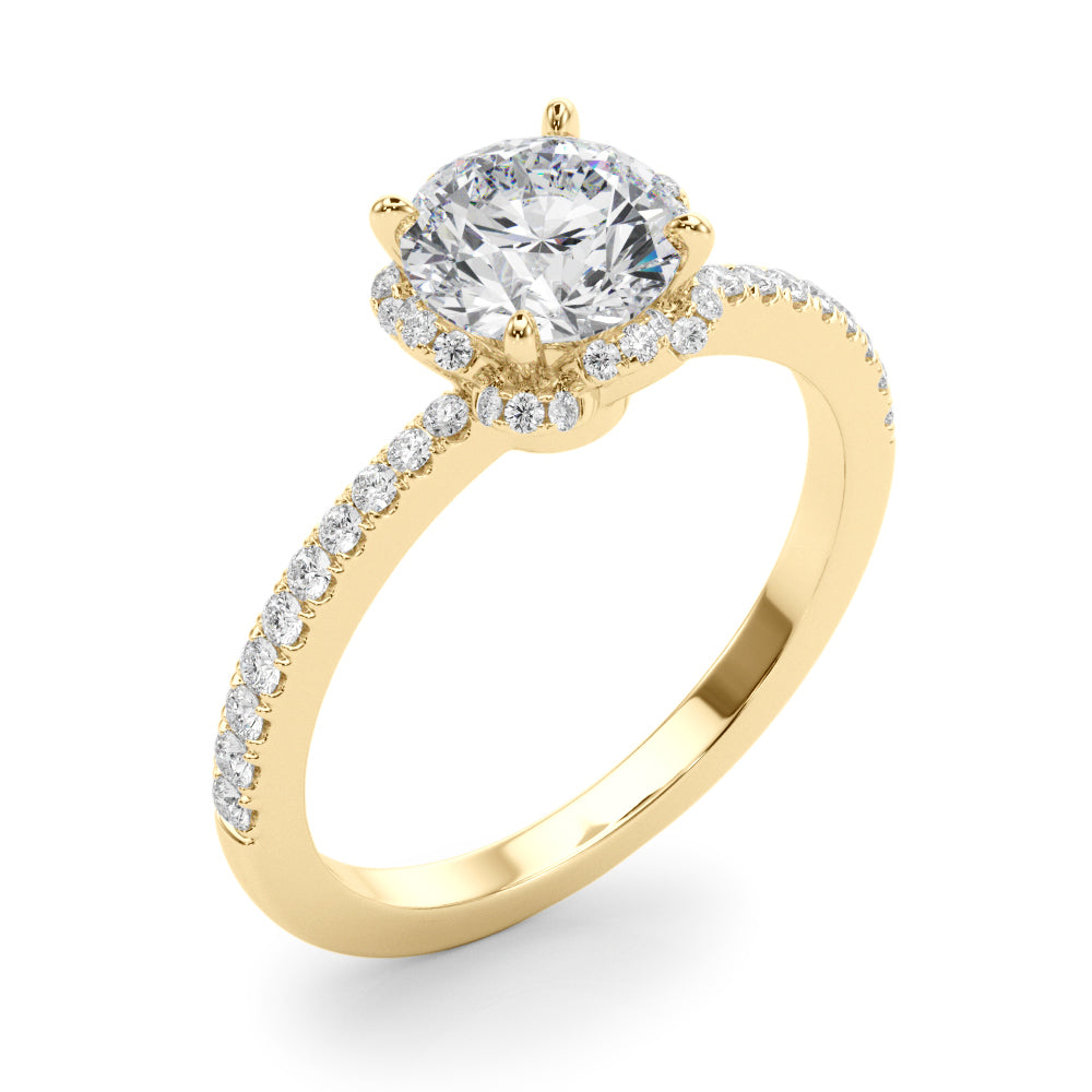 Round Diamond Engagement Ring · 0.55 ct tw