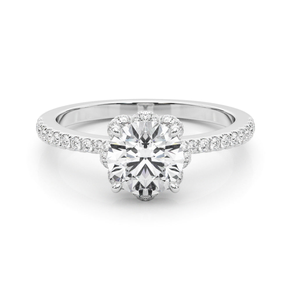 Round Diamond Engagement Ring · 0.55 ct tw