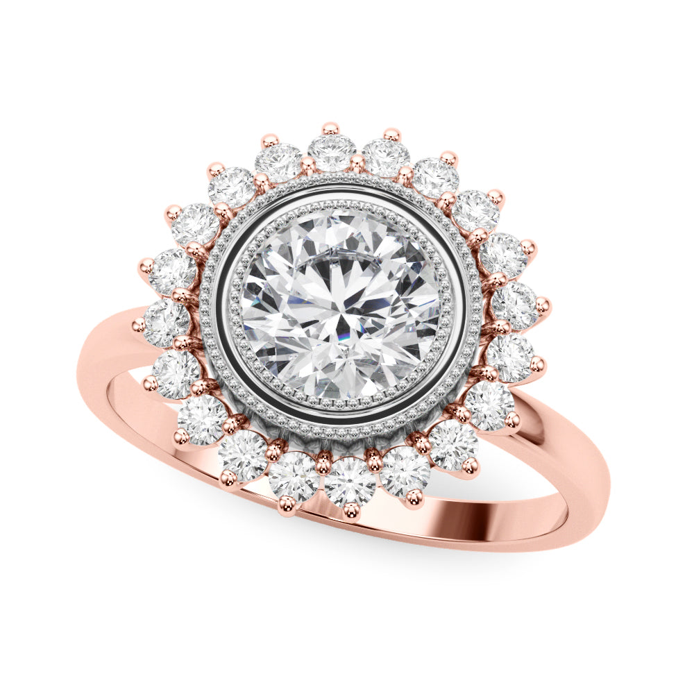 Round Center Diamond Engagement Ring · 1.60 ct tw