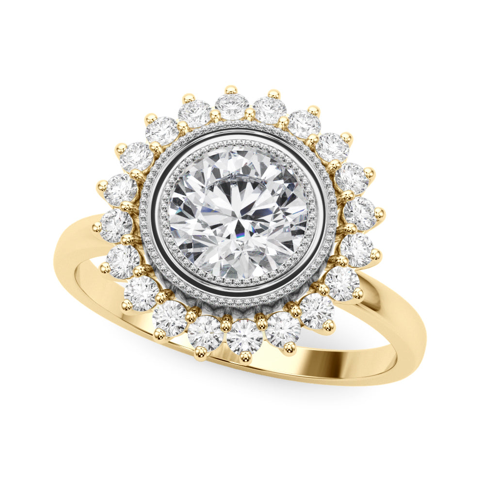 Round Center Diamond Engagement Ring · 1.85 ct tw