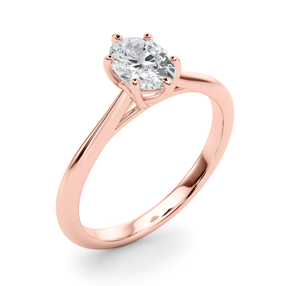 Oval Ovals Solitaire Engagement Ring