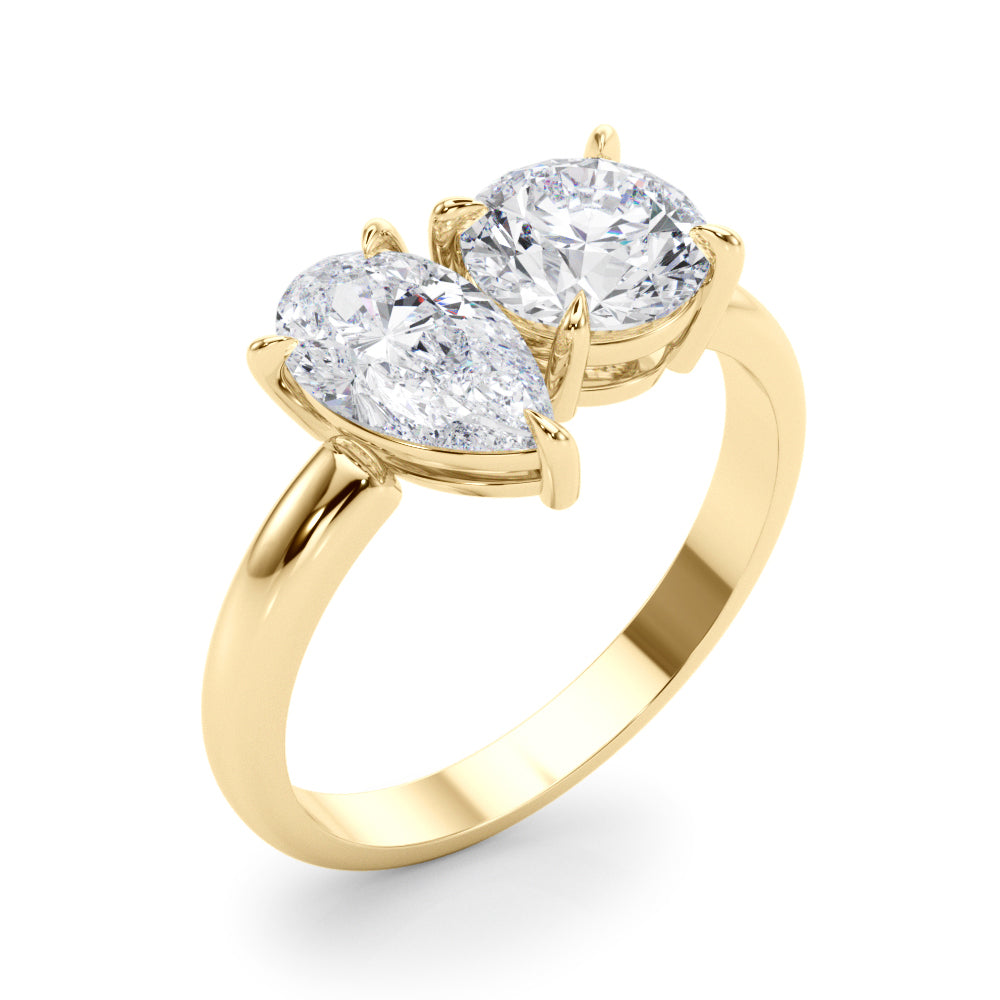 Pear Round & Shape Diamond Fashion Ring · 1.90 ct tw