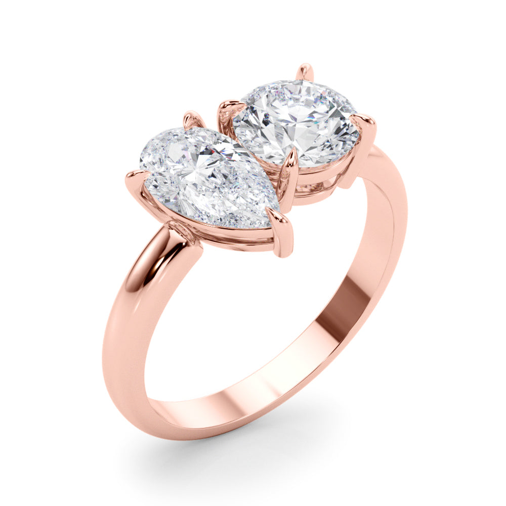 Pear Round & Shape Diamond Fashion Ring · 1.90 ct tw