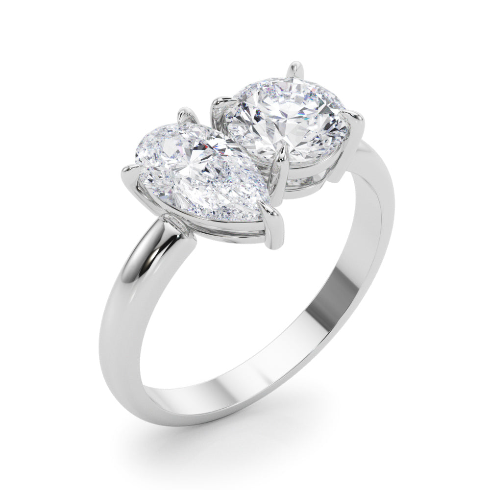 Pear Round & Shape Diamond Fashion Ring · 1.90 ct tw