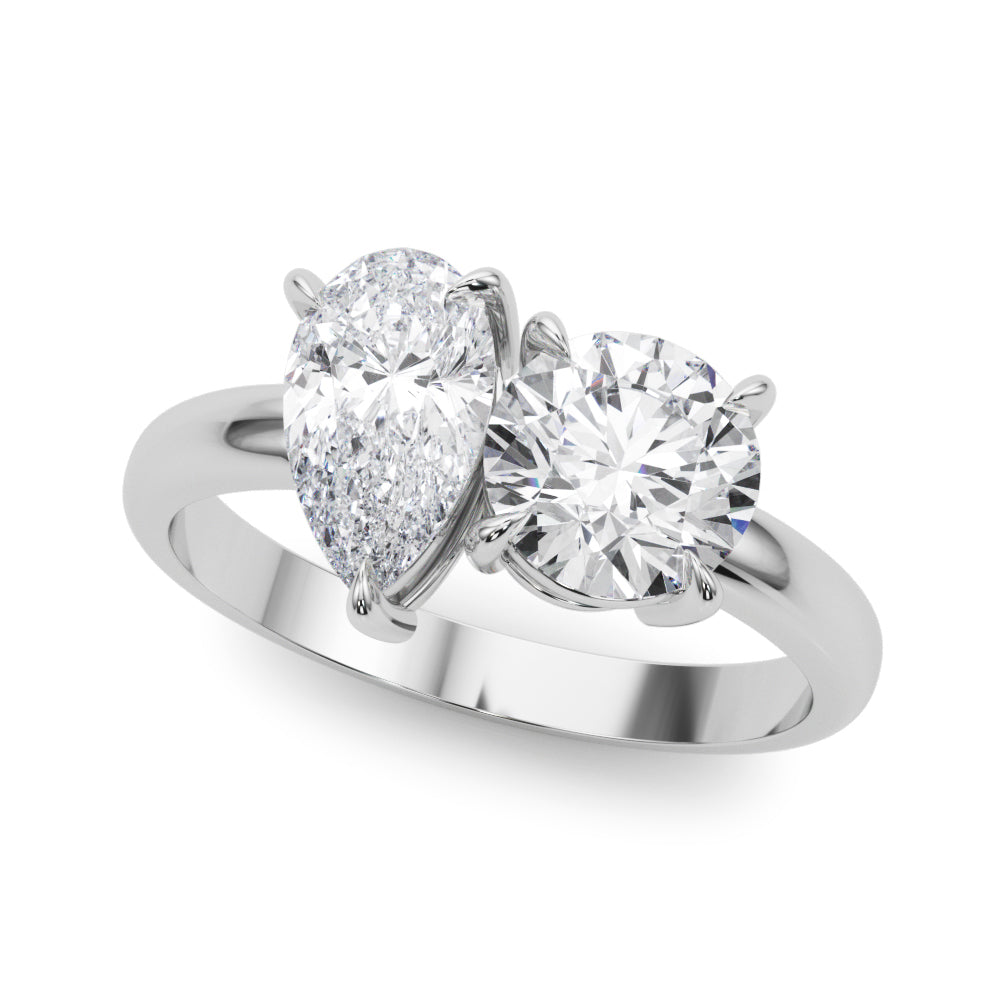 Pear Round & Shape Diamond Fashion Ring · 1.90 ct tw