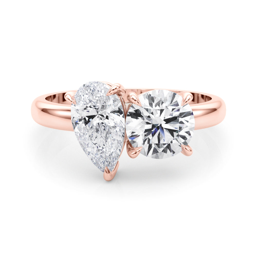 Pear Round & Shape Diamond Fashion Ring · 1.90 ct tw