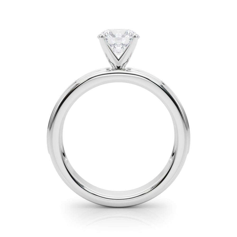 Channel Set Diamond Engagement Ring · 0.48 ct tw