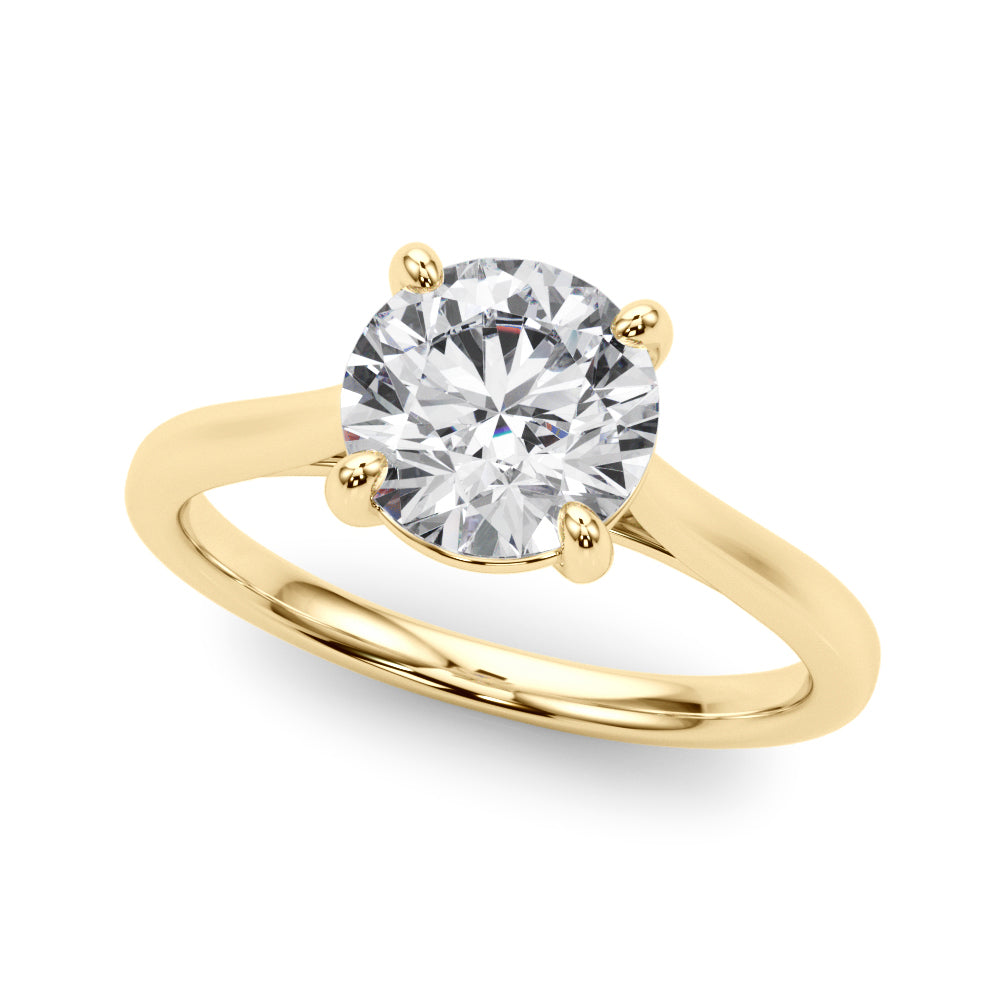 Round Diamond Solitaire Engagement Ring · 0.25 ct tw