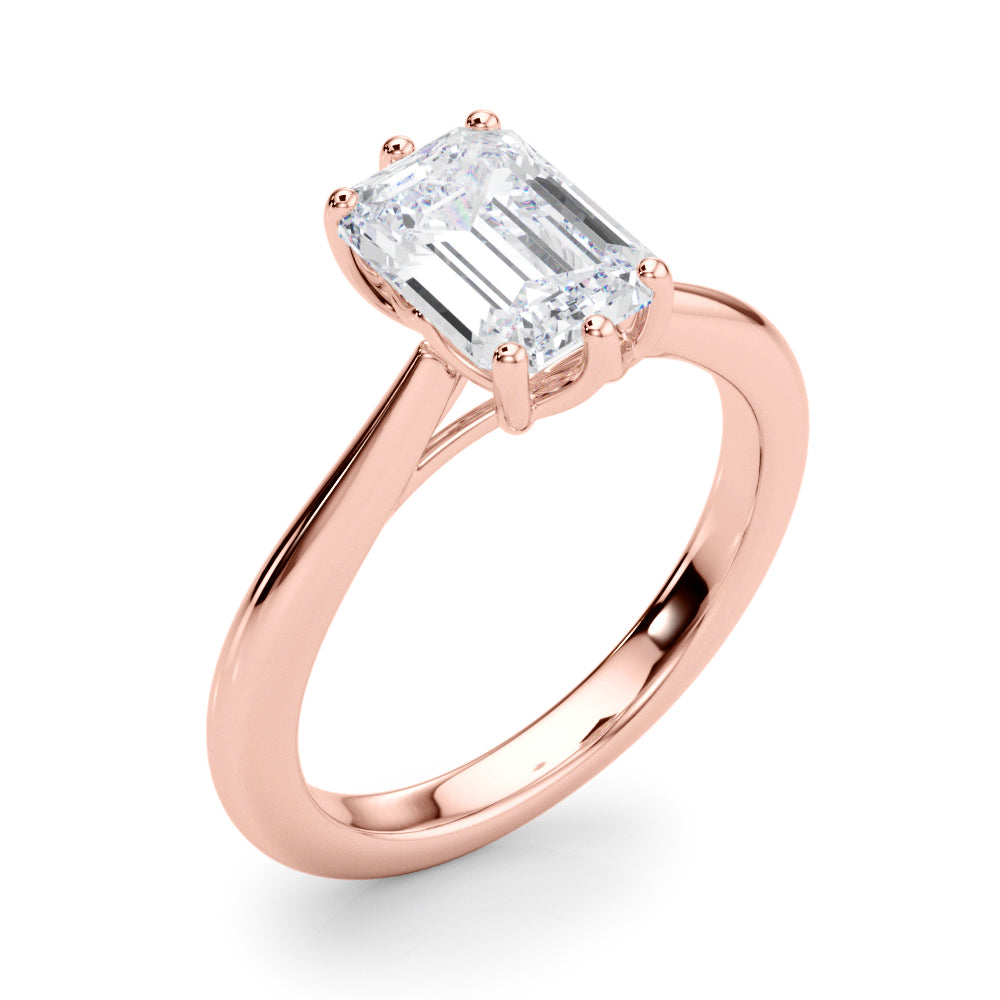 Emerald Cut Diamond Solitaire Engagement Ring · 1.00 ct tw