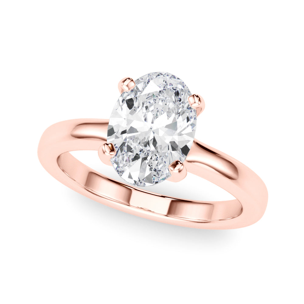 Oval Solitaire Engagement Ring