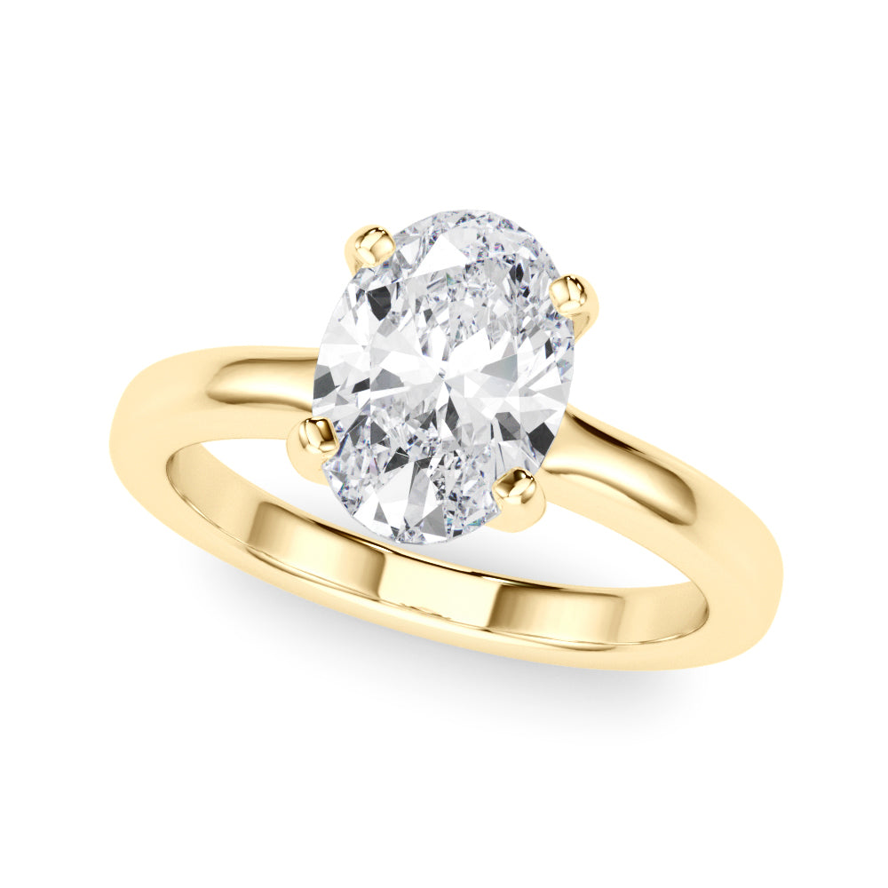 Oval Solitaire Engagement Ring