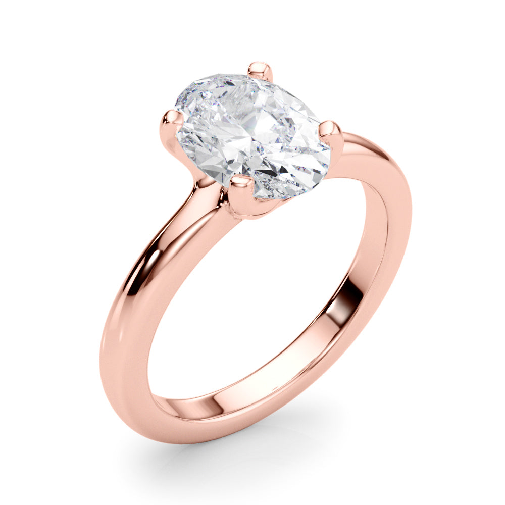 Oval Diamond Solitaire Engagement Ring · 2.00 ct tw