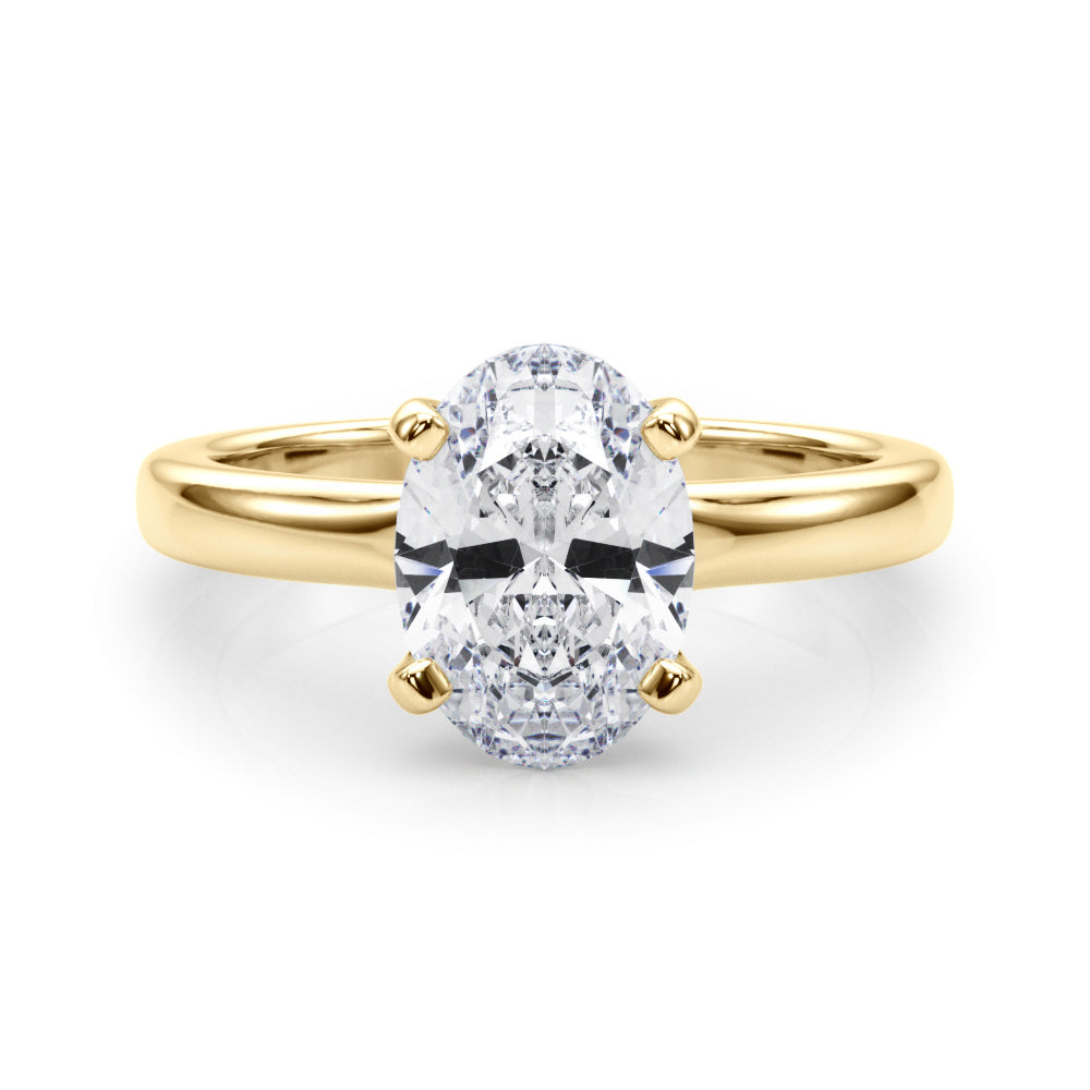Oval Solitaire Engagement Ring