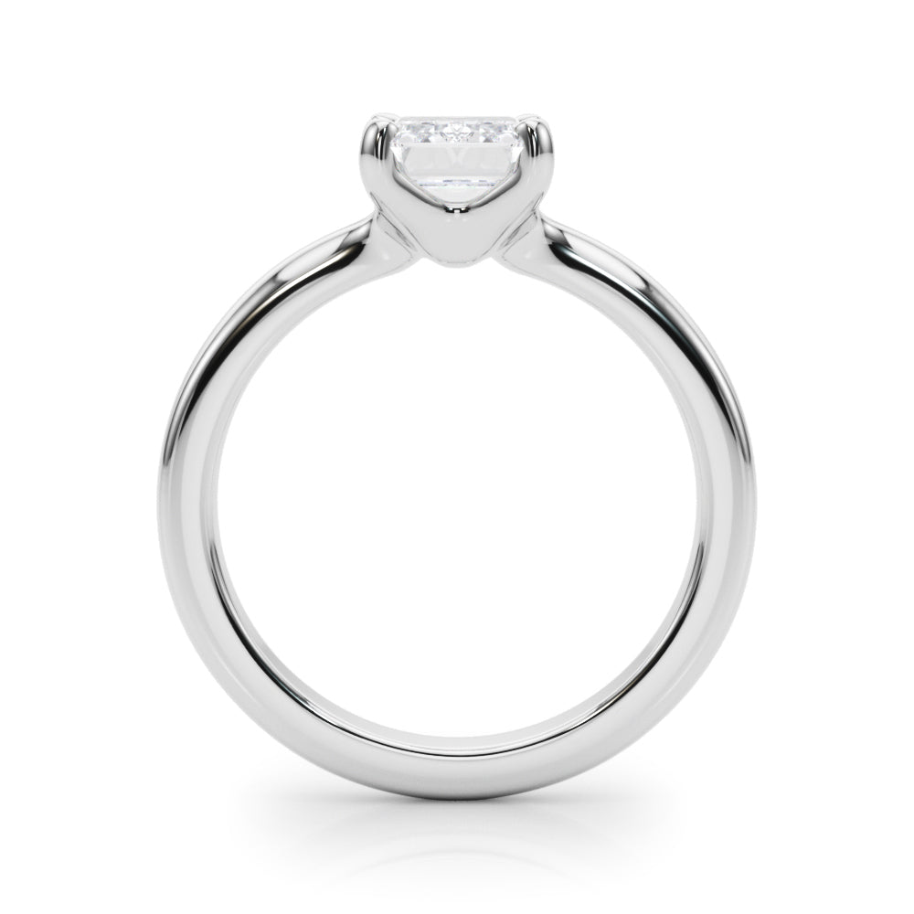 Emerald Cut Solitaire Engagement Ring