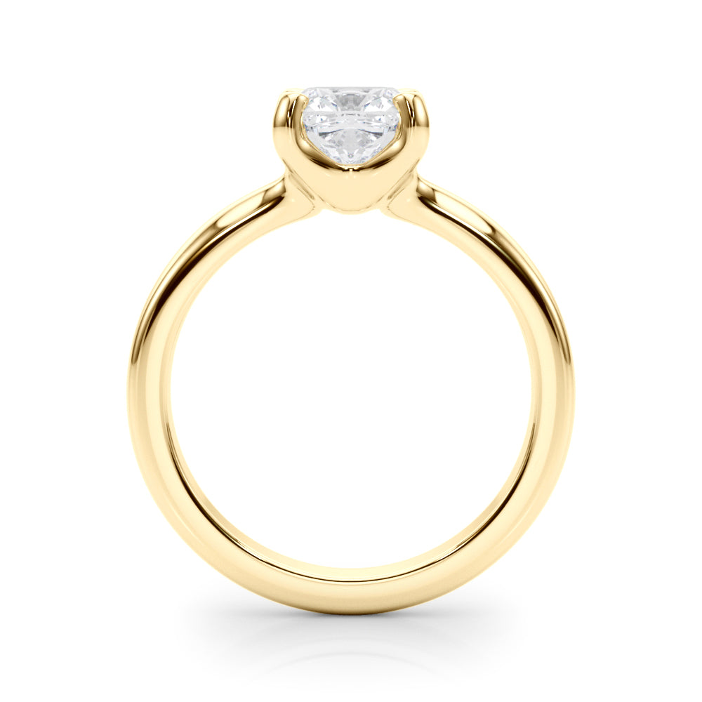 Cushion Double Prong Engagement Ring