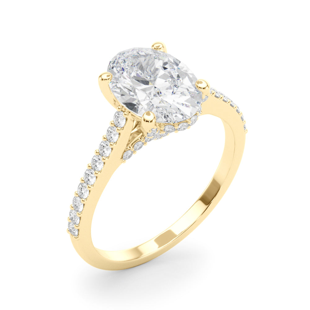 Oval Center Diamond Engagement Ring · 2.38 ct tw