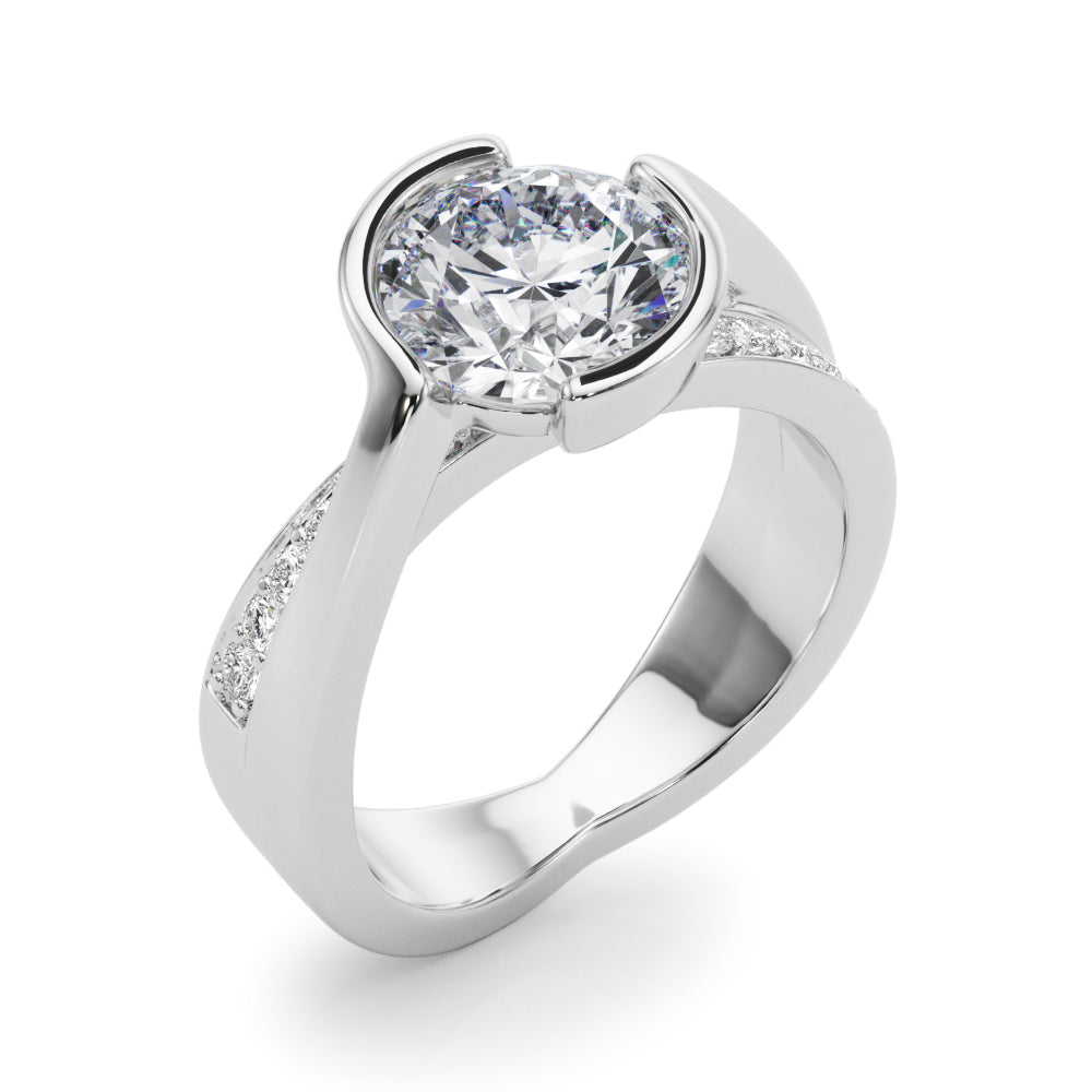 Round Diamond Engagement Ring · 3.25 ct tw
